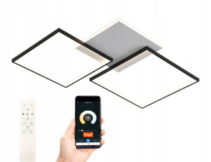 Lampa HELSINKI II sufit kwadrat żyrandol Smart Home LED Tuya Wobako