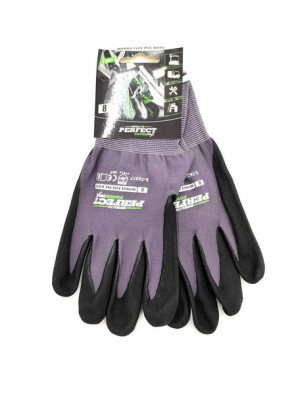 Rękawice Nylonowe "nitrile Flex Pvc Dots" 8" S-76317 Stalco Perfect