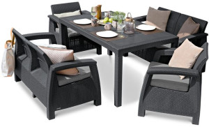 Zestaw ogrodowy CORFU FIESTA II Graphite