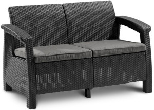 Sofa ogrodowa CORFU LOVE SEAT Graphite