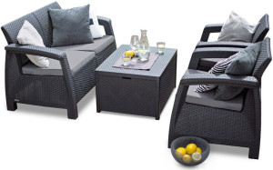 Zestaw ogrodowy CORFU BOX Graphite