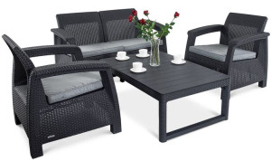 Zestaw ogrodowy CORFU MAX 2 Graphite