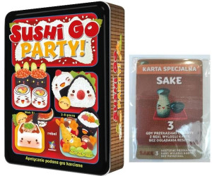 2w1 SUSHI GO PARTY +promo Sake gra imprezowa