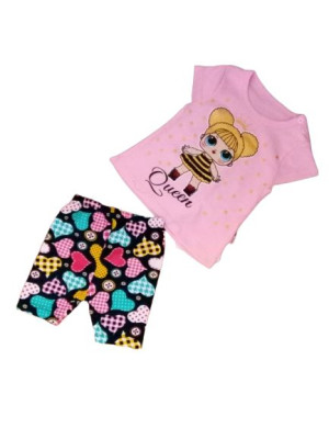Komplet Dziewczęcy Bluzka Legginsy Rozm.74