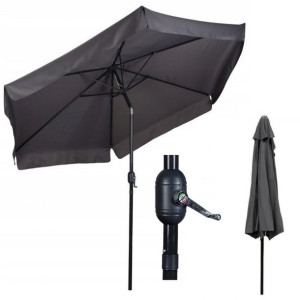 Parasol ogrodowy skośny składany 300cm