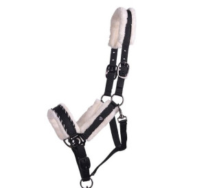 Kantar parciany z futrem Diamond QHP czarny