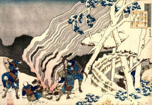 Hokusai, Poem by Minamoto no Muneyuk - plakat 84,1