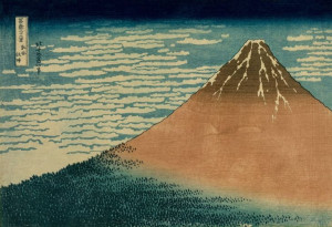 Hokusai, Fuji in Clear Weather - plakat 91,5x61 cm