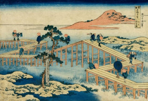 Hokusai, An Ancient Picture of the Eight Part Brid