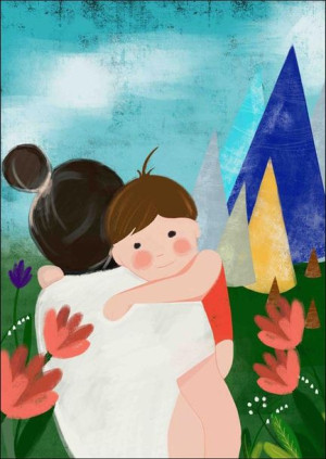 Przytulas - plakat 60x80 cm