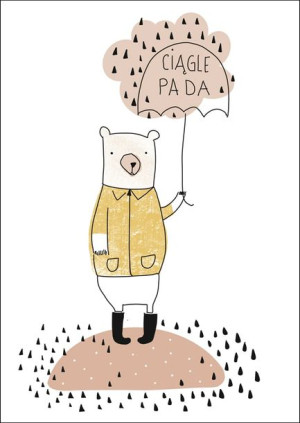 Ciagle Pada - plakat 70x100 cm