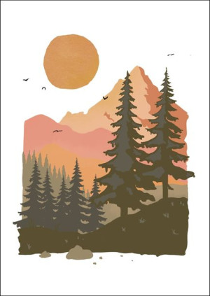 Góry - plakat 61x91,5 cm