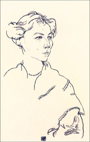 Lilly Steiner, Egon Schiele - plakat 61x91,5 cm