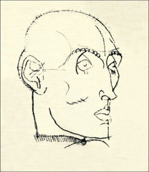 Portrait of a Man, Egon Schiele - plakat 42x59,4 c