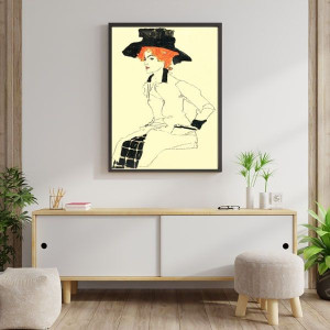 Portrait of a Woman III, Egon Schiele - plakat 70x