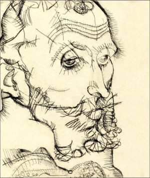 Portrait of Franz Hauer, Egon Schiele - plakat 50x