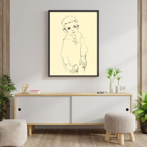 Portrait of Herbert Rainer, Egon Schiele - plakat
