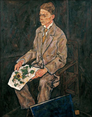 Portret dr Franza Martina Haberditzla, Egon Schiel