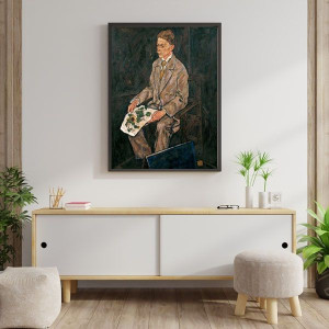 Portret dr Franza Martina Haberditzla, Egon Schiel