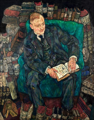 Dr. Hugo Koller, Egon Schiele - plakat 40x50 cm