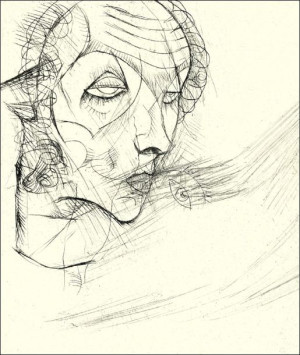Self portrait II, Egon Schiele - plakat 59,4x84,1