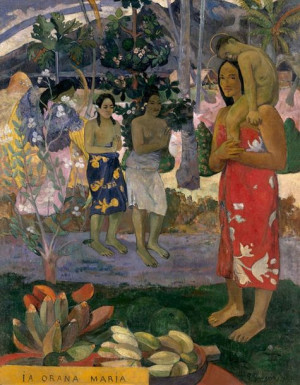 Ia Orana Maria, Paul Gauguin - plakat 50x70 cm