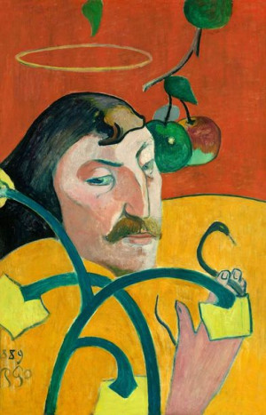 Autoportret 1889, Paul Gauguin - plakat 50x70 cm