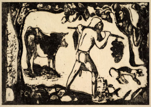 Tahitian Carrying Bananas, Paul Gauguin - plakat 7