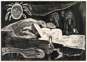 Te Po, Paul Gauguin - plakat 60x40 cm