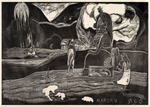 Maruru, Paul Gauguin - plakat 70x50 cm