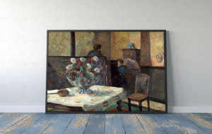 Interior of Painter of Rue Carcel, Paul Gauguin -
