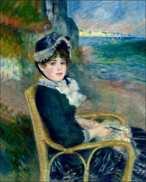 By the Seashore, Auguste Renoir - plakat 29,7x42 c
