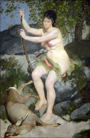 Diana, Auguste Renoir - plakat 59,4x84,1 cm