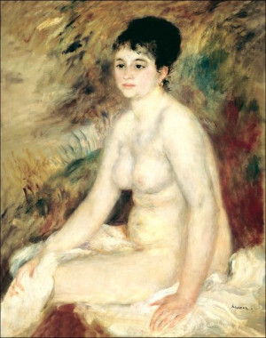 After the Bath, Auguste Renoir - plakat 29,7x42 cm