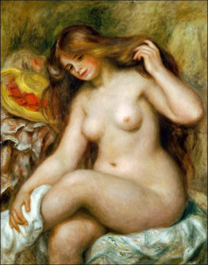Baigneuse, Auguste Renoir - plakat 50x70 cm