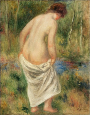 After the Bath, Pierre-Auguste Renoir - plakat 61x