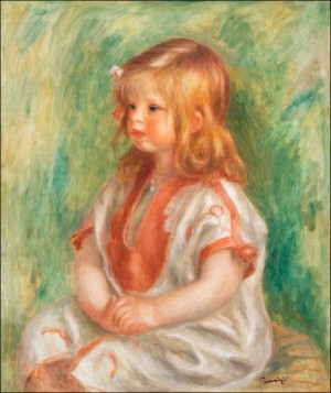 Claude Renoir, Pierre-Auguste Renoir - plakat 42x5