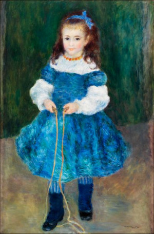 Girl with a Jump Rope, Pierre-Auguste Renoir - pla