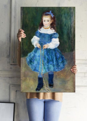 Girl with a Jump Rope, Pierre-Auguste Renoir - pla