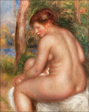 Bather in Three-Quarter View, Pierre-Auguste Renoi