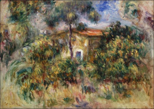 Farmhouse, Pierre-Auguste Renoir - plakat 50x40 cm