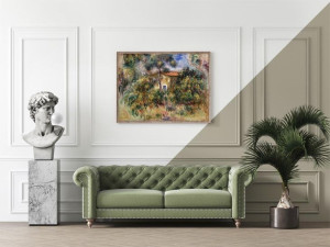 Farmhouse, Pierre-Auguste Renoir - plakat 100x70 c