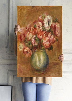 Anemones, Pierre-Auguste Renoir - plakat 61x91,5 c