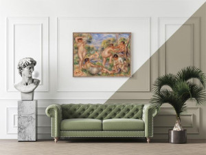 Bathing Group, Pierre-Auguste Renoir - plakat 91,5