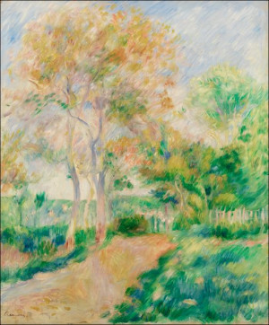 Autumn Landscape, Pierre-Auguste Renoir - plakat 2