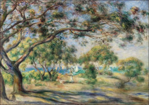 Bois de la Chaise, Pierre-Auguste Renoir - plakat