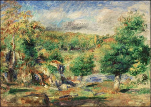 Chestnut Trees, Pont-Aven, Pierre-Auguste Renoir -