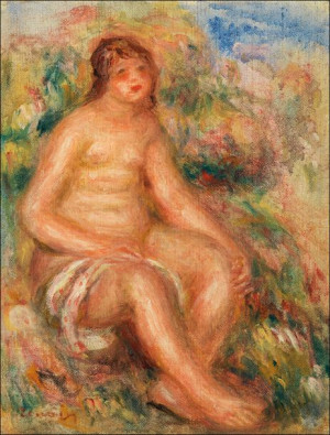 Bather , Pierre-Auguste Renoir - plakat 20x30 cm