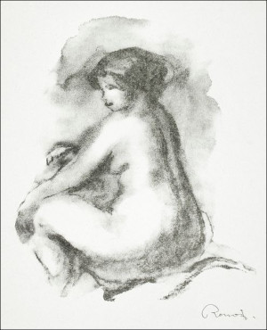 Étude de Femme nue, assise, Pierre-Auguste Renoir
