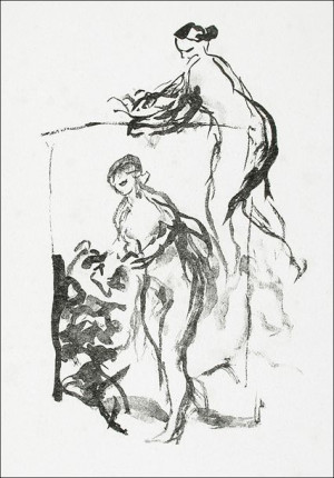 Femme au cep de vigne, troisiéme variante, Pierre-